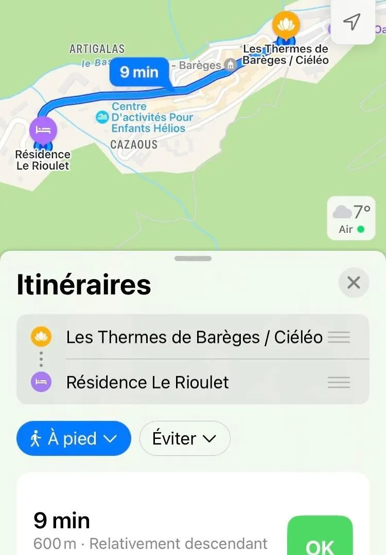 Lägenhet Studio Barèges Frankrike